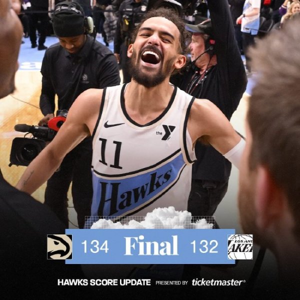 杨31+10+绝杀詹眉空砍77分 老鹰险胜湖东谈主6连胜