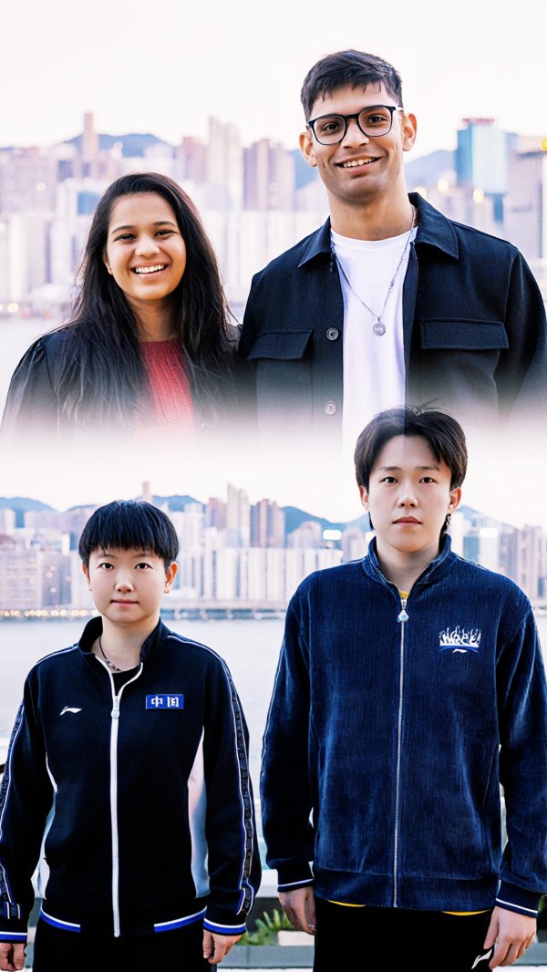 香港总决赛: 莎头首秀横扫印度组合, 孙颖莎局中怒喝点醒王楚钦!